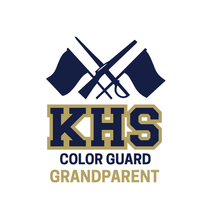Knoch Colorguard Flag, Knife and Sword Design Sweatshirt  - Crew Neck Sweatshirt