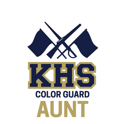 Knoch Colorguard Flag, Knife and Sword Design Sweatshirt  - Crew Neck Sweatshirt