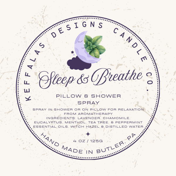 KD Candle Co-Pillow and Shower Spray