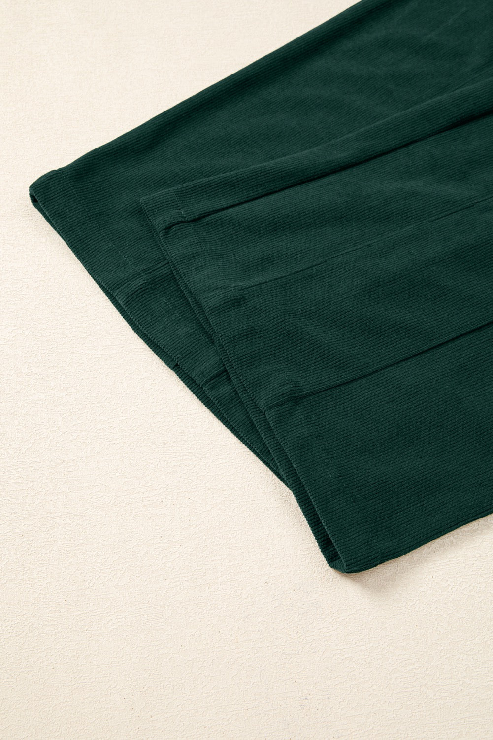 Evergreen Corduroy V Neck Sleeveless Jumpsuit