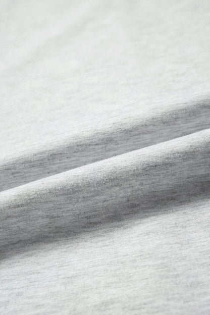 Light Gray Mixed Print Patchwork Pullover