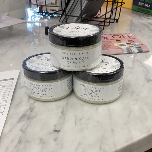 Silky 5oz body scrub