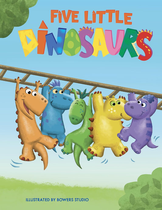 Five Little Dinosaurs - Children's Chunky Padded Board Book