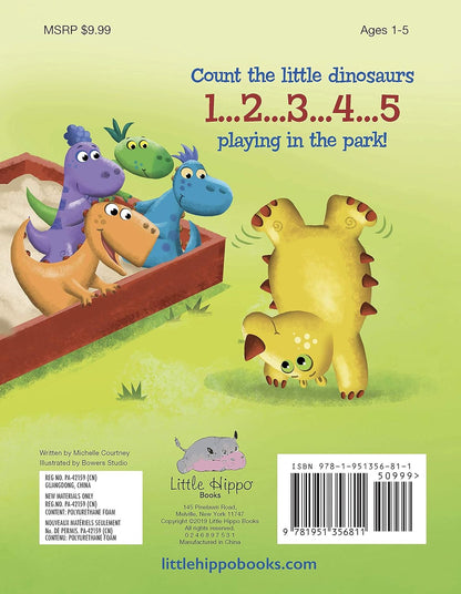 Five Little Dinosaurs - Children's Chunky Padded Board Book
