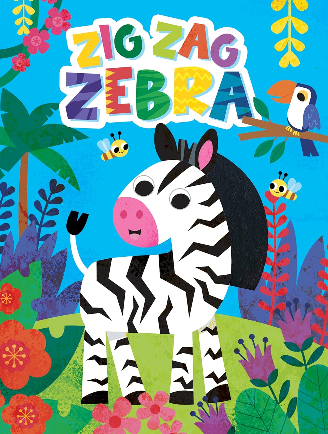 Zig Zag Zebra - Children's Touch and Feel Storybook - Sensory Board Book