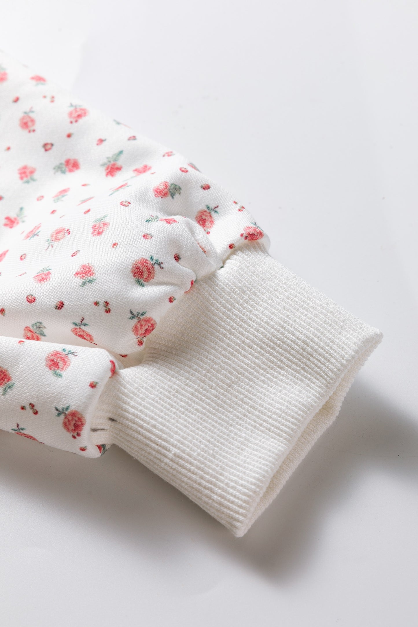 Pink Floral Hoodie & Sweatpants Set