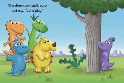 Five Little Dinosaurs - Children's Chunky Padded Board Book