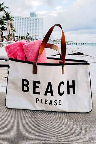 White BEACH Bag