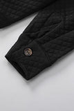 Black Quilted Shacket