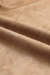 Khaki Faux Suede Leggings
