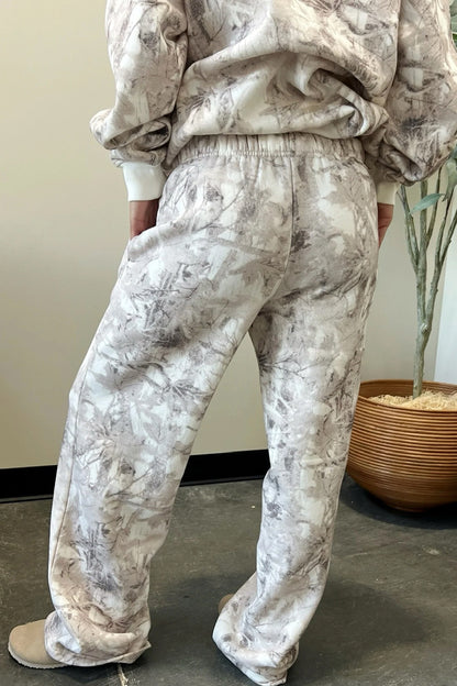 Light Gray Camo Classic Hoodie & Sweatpants Set