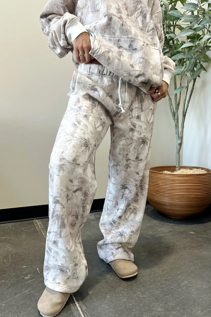 Light Gray Camo Classic Hoodie & Sweatpants Set