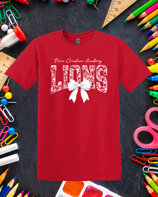 PCA Lion Bow Design - Toddler