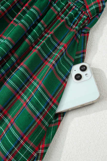 Square Neck Flared Midi Dress