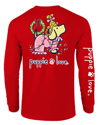 PUPPIE LOVE - CHRISTMAS PJS PUP, ADULT LS