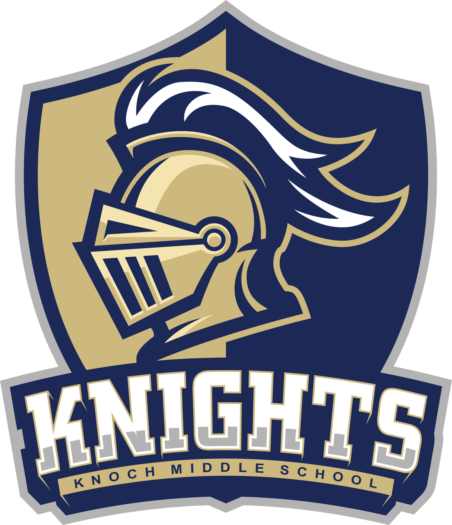 Knoch Middle School Shield-T-Shirt, Hoodie & Sweatshirt