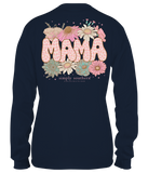 Simply Southern LS-LEOMAMA-NAVY