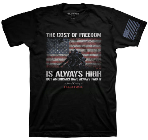 HOLD FAST ADULT T - JFK FLAG