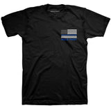 HOLD FAST Mens T-Shirt Police Flag