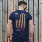 Hold Fast Adult T Antique Flag