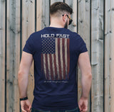 Hold Fast Adult T Antique Flag