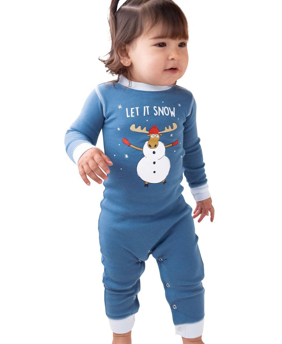 Let It Snow Infant Union Suit