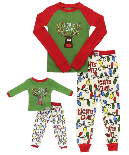 Lights Out Doll Pajama - Lazy One