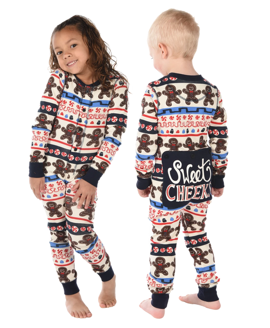 Lazy One - Sweet Cheeks Kid Christmas Onesie Flapjack