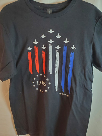 Men’s - 1776 Jet American Flag T-shirt
