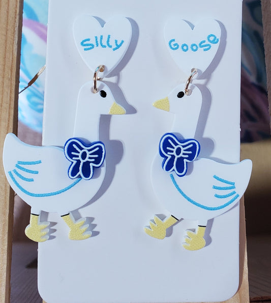 Silly Goose Earrings