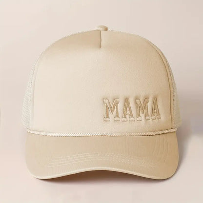 Embroidered Mama Basball Cap