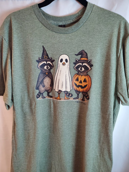 Boo Ghost Raccoon T-shirt