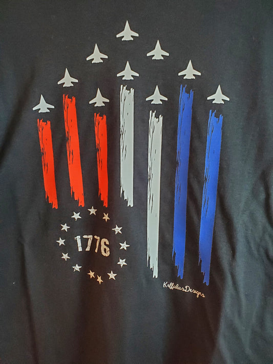Men’s - 1776 Jet American Flag T-shirt