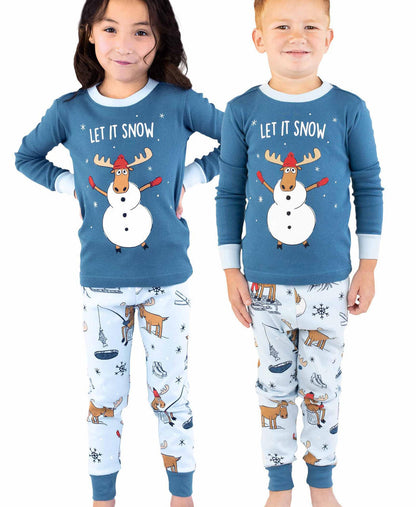 Let It Snow Kid PJ Set