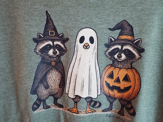 Boo Ghost Raccoon T-shirt