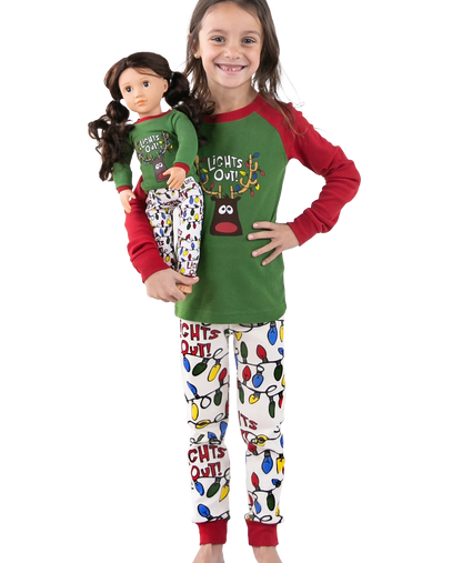 Lights Out Doll Pajama - Lazy One