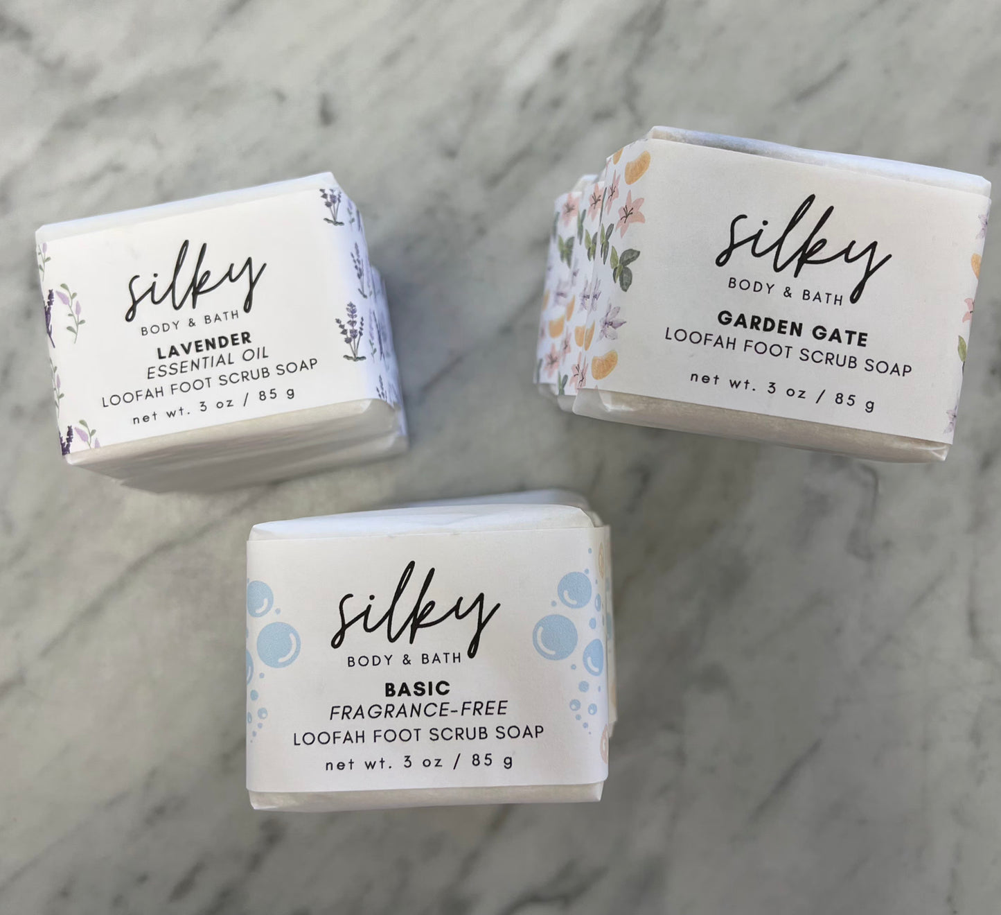 Silky - Foot Scrub Loofah Soap