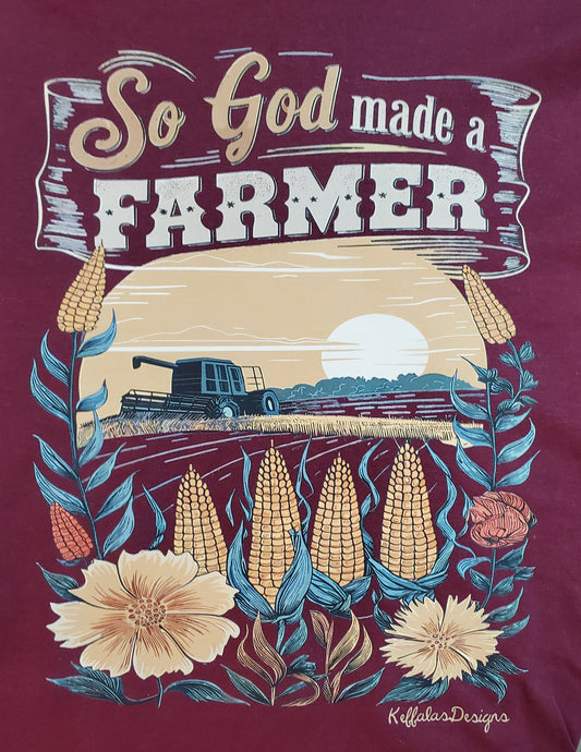 So God Made a Farmer T-shirt