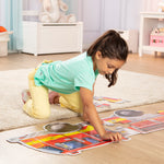 Giant Fire Truck Floor Puzzle - 24 Pieces