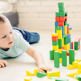 100 Piece Wood Blocks Set