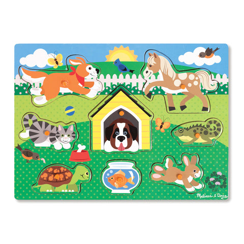 Pets Peg Puzzle - 8 Pieces