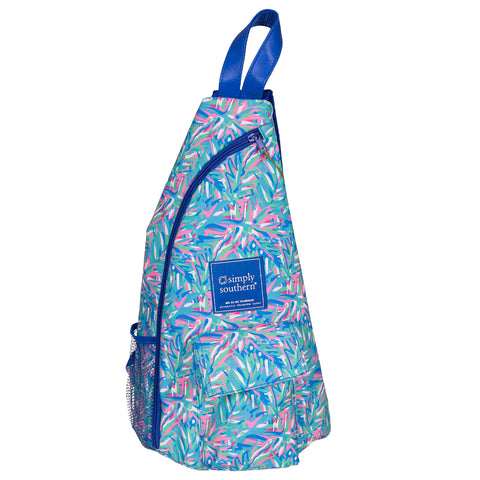 Simply Southern Abstract Sling Backpack