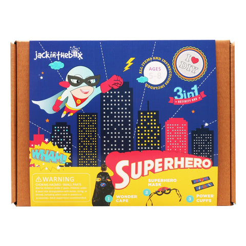 Jack in the Box 3 in 1 Superhero