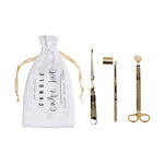 Gold Candle Care Kit - Candle Tools - Candle Accessories