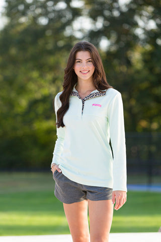Simply Southern Button Pullover- Leo