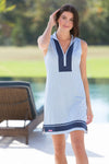 Simply Southern Tunic Dress- Searblue