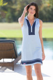 Simply Southern Tunic Dress- Searblue