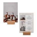 Shelf Talker + Block 5 x 7 Let Our Shelf Talker Talk For You