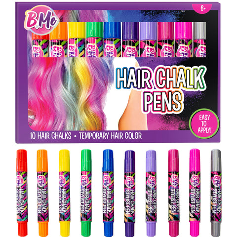 Creative Kids Temporary Hair Chalk Pens for Girls 6+