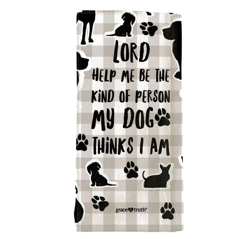 grace & truth My Dog Tea Towel